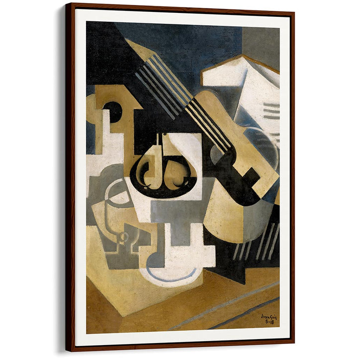 Juan Gris Guitar and Fruit Bowl | Cubism Painting Art Print