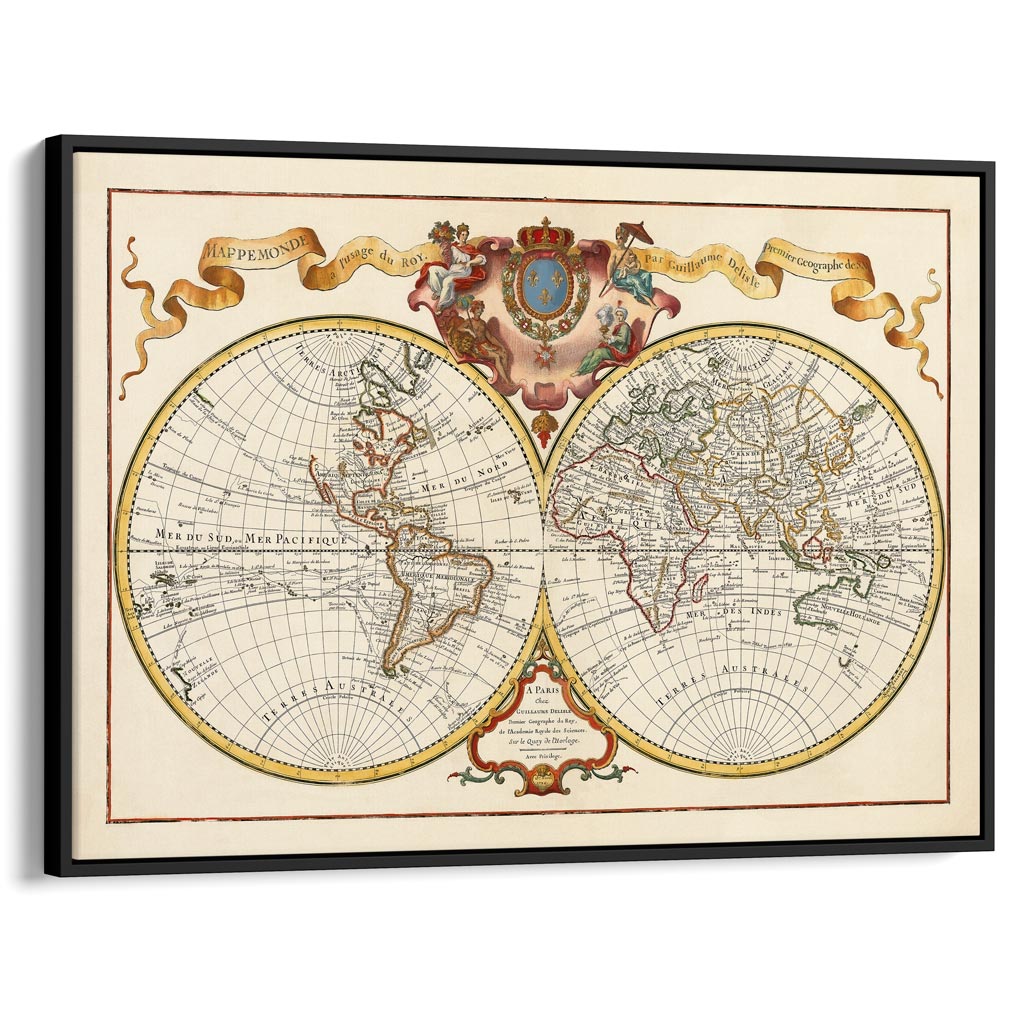 MAP OF THE WORLD 1720 | FRANCE