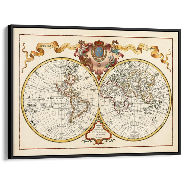 MAP OF THE WORLD 1720 | FRANCE