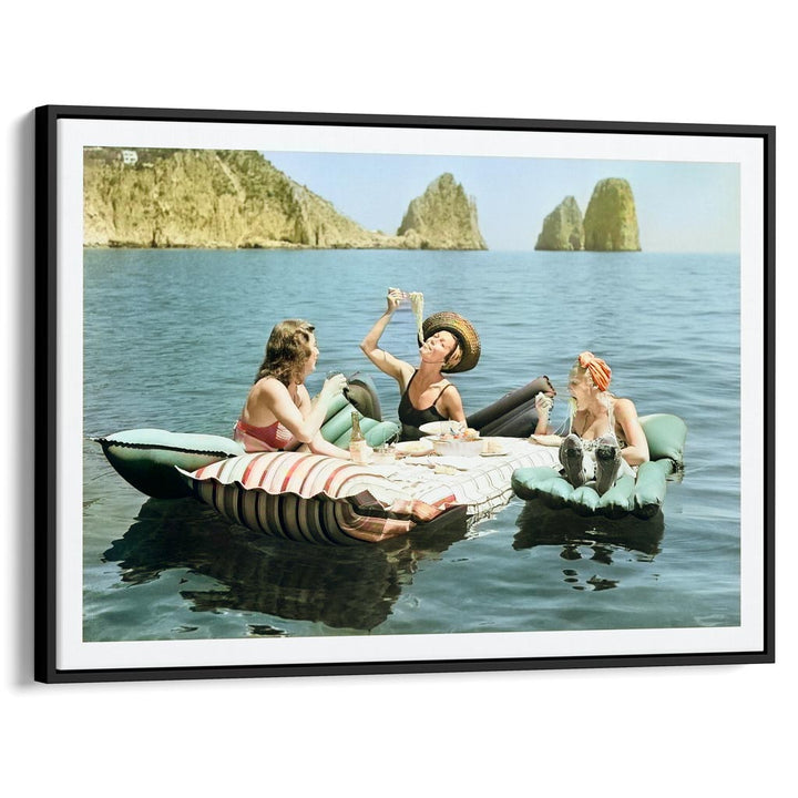 Pasta Off Capri In Colour | Italian Vintage Wall Art Print