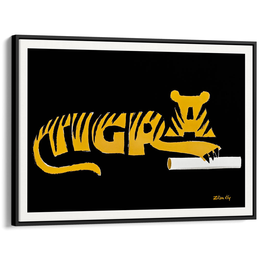 Tigra Poster 1965 | Belgian Vintage Advertising Wall Art Print
