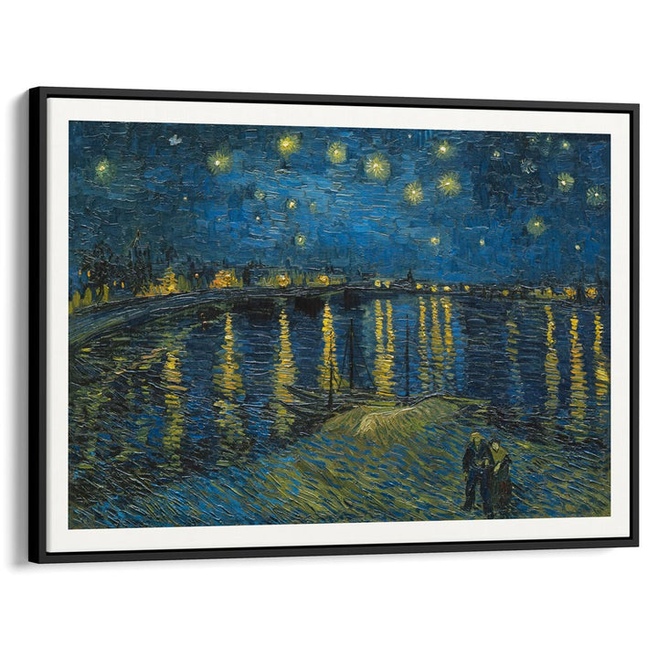 Van Gogh Starry Night Over The Rhone | Post-Impressionist Painting Art Print