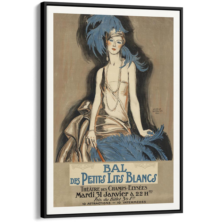 Champs-Élysées Ball Poster | French 1922 Art Deco Wall Art Print