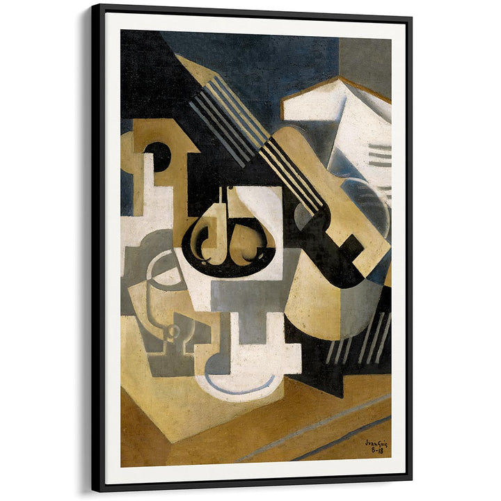 Juan Gris Framed Cubist Wall Art Prints, Set of 3