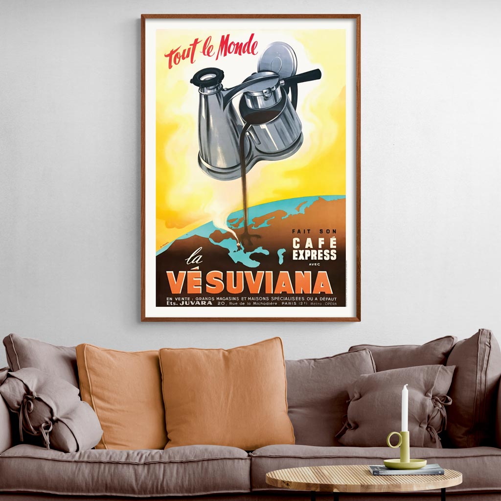 Vesuviana Coffee Maker | Italy A3 297 X 420Mm 11.7 16.5 Inches / Unframed Print Art