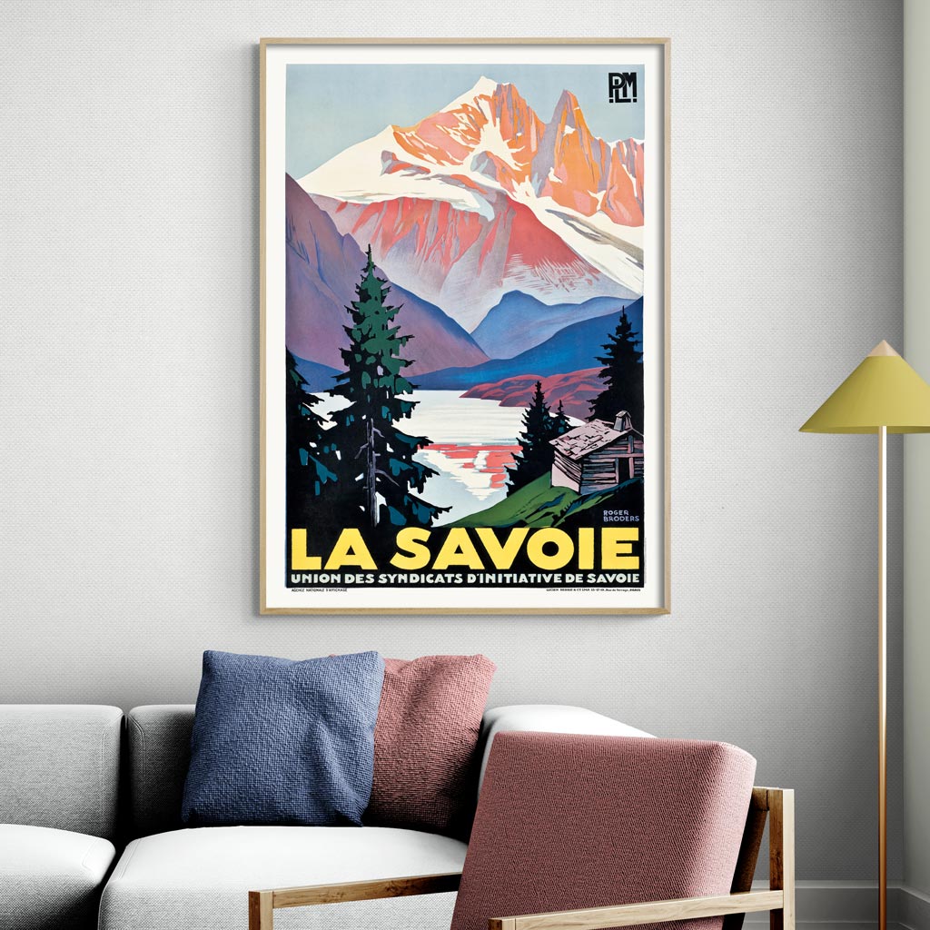 La Savoie 1930 | France A3 297 X 420Mm 11.7 16.5 Inches / Unframed Print Art