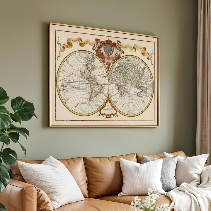 MAP OF THE WORLD 1720 | FRANCE