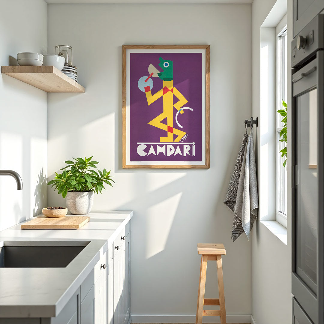 Campari by Depero 1928 | Italian Vintage Futurist Wall Art Print