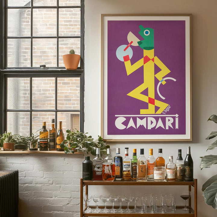 Campari by Depero 1928 | Italian Vintage Futurist Wall Art Print