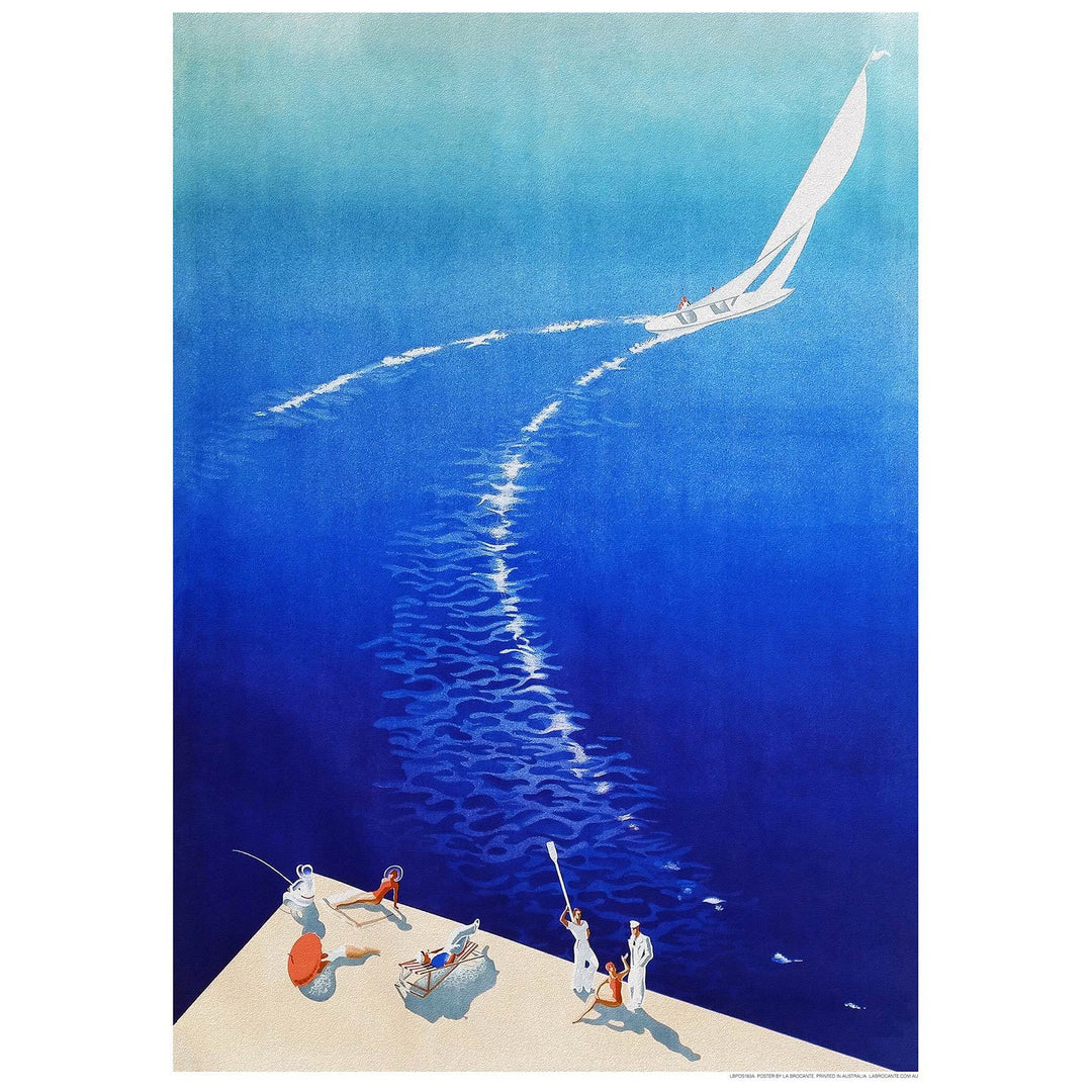 Sail Away | Hungary A3 297 X 420Mm 11.7 16.5 Inches / Unframed Print Art