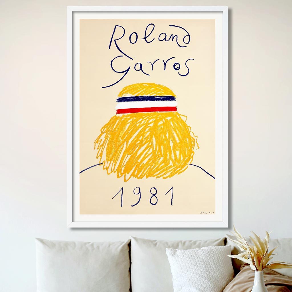 French Open Tennis 1981 | France Print Art