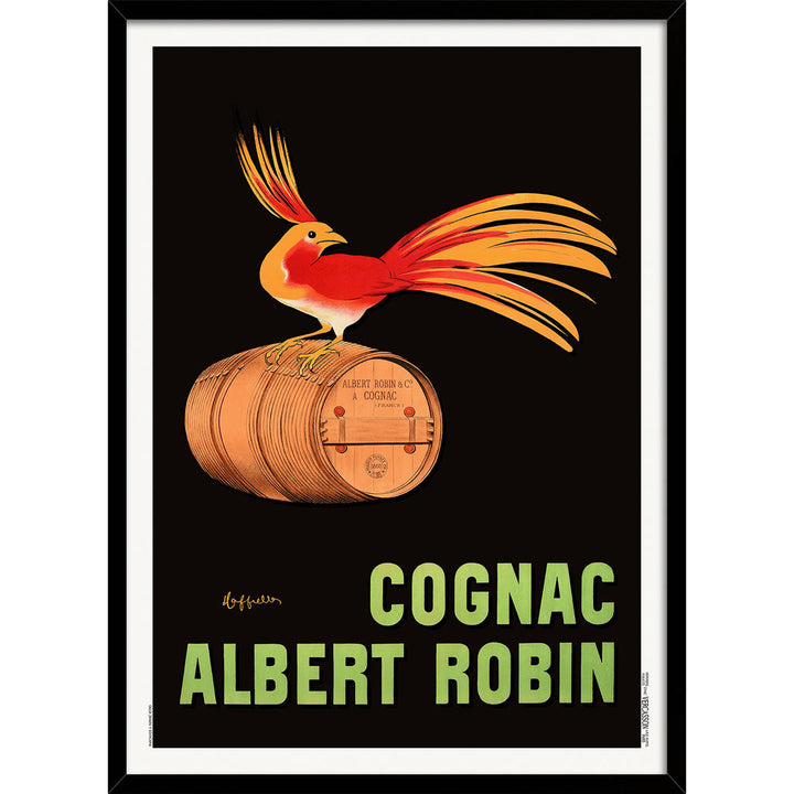 Cognac Albert Robin 1906 | France A3 297 X 420Mm 11.7 16.5 Inches / Framed Print - Black Timber Art