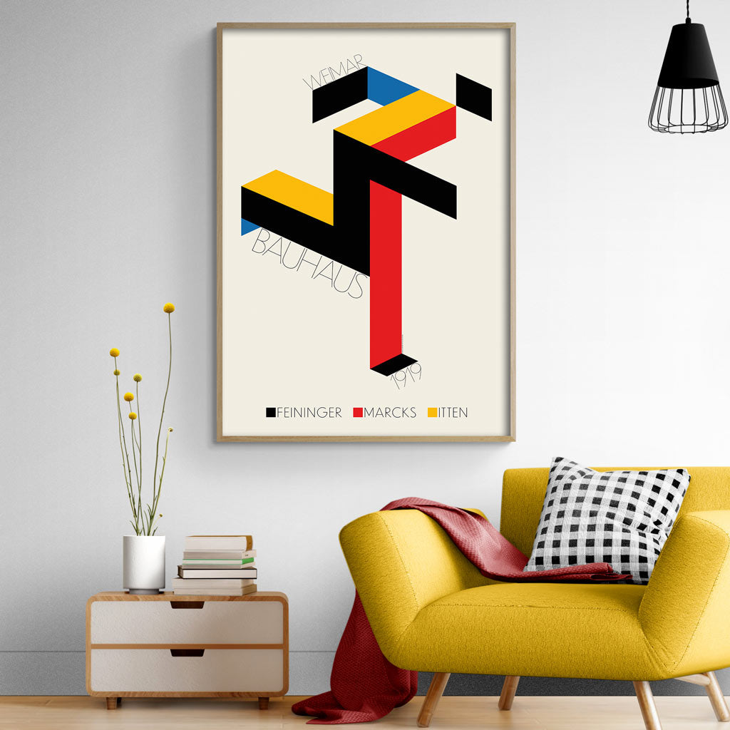 Bauhaus Running Man | Germany Print Art