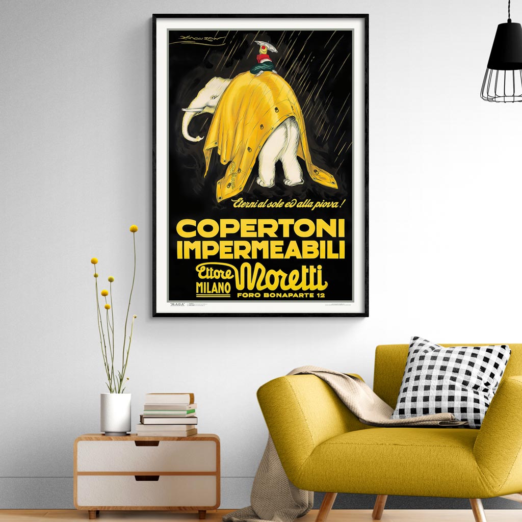 Moretti Elephant | Italy Print Art