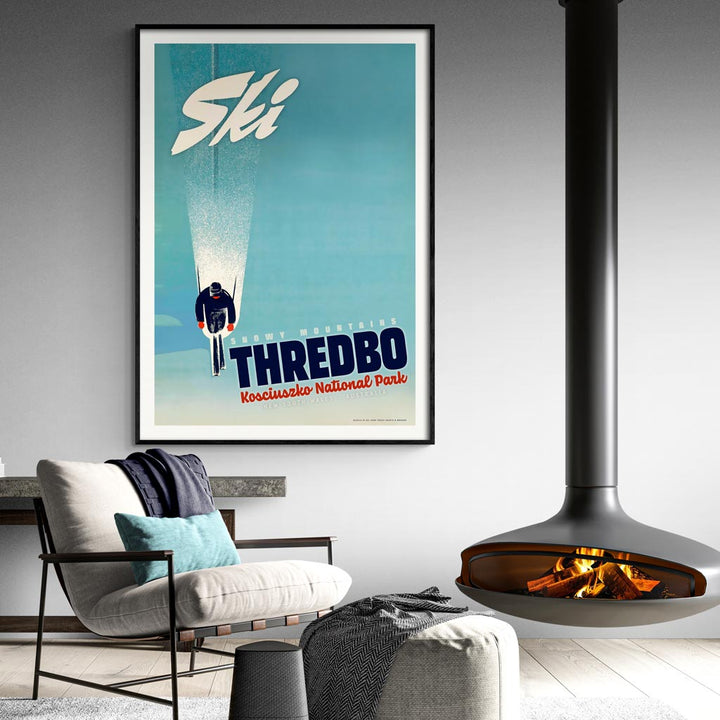 Ski Thredbo | Australia Print Art