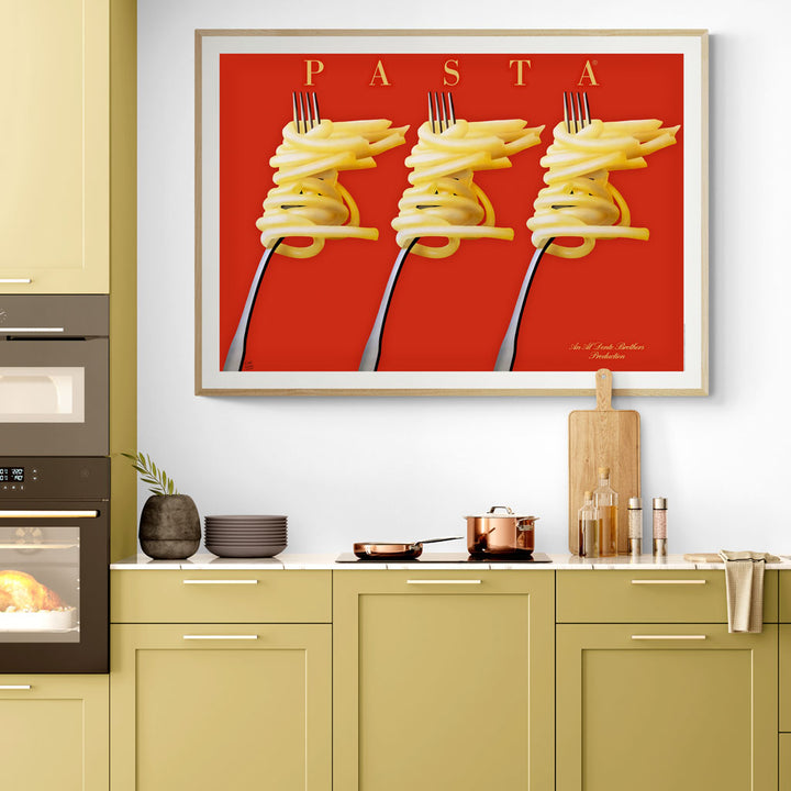Pasta Feast | France Print Art