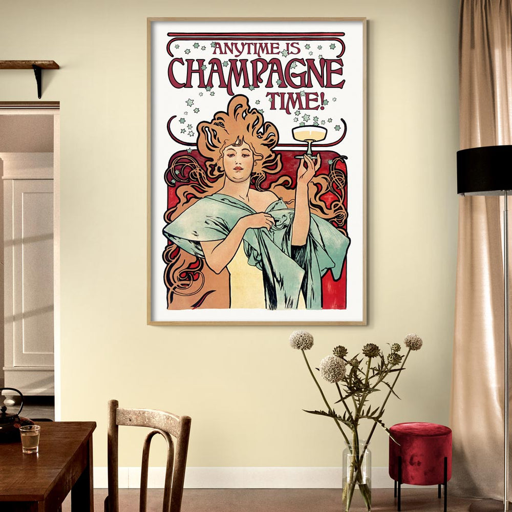 Anytime Is Champagne Time | Worldwide Print Art