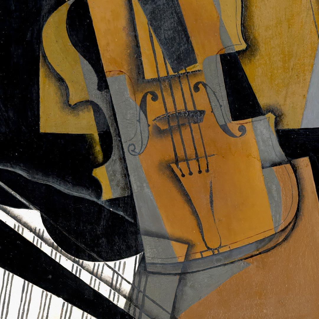 Juan Gris Framed Cubist Wall Art Prints, Set of 2