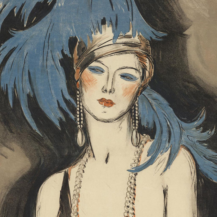 Champs-Élysées Ball Poster | French 1922 Art Deco Wall Art Print