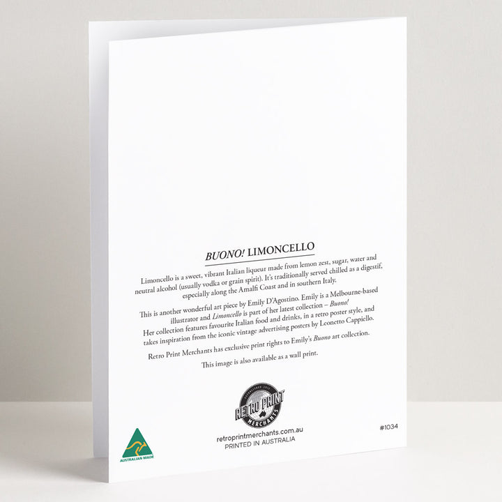 GREETING CARD | LIMONCELLO