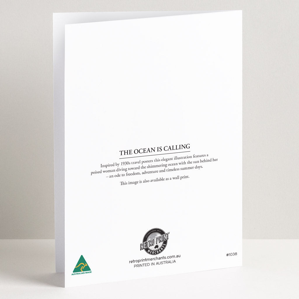 GREETING CARD | THE OCEAN IS CALLING