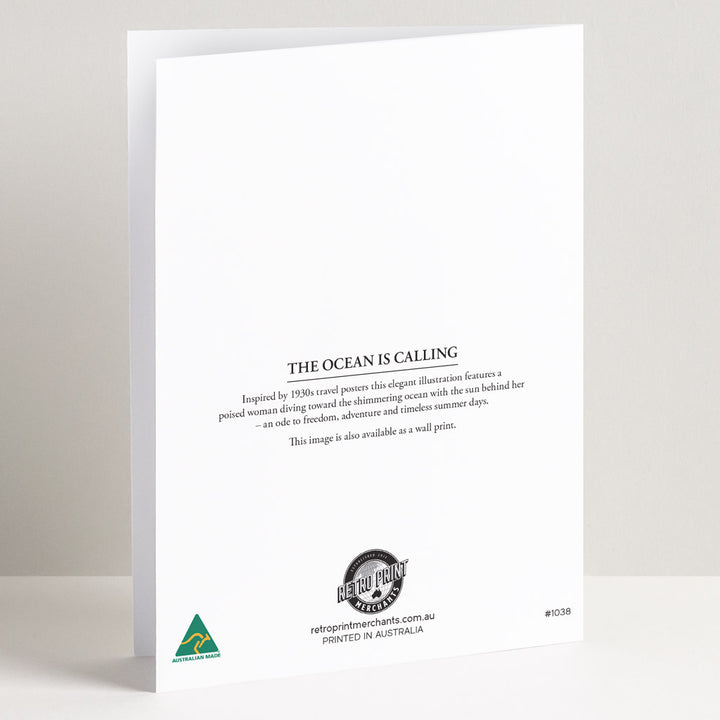 GREETING CARD | THE OCEAN IS CALLING
