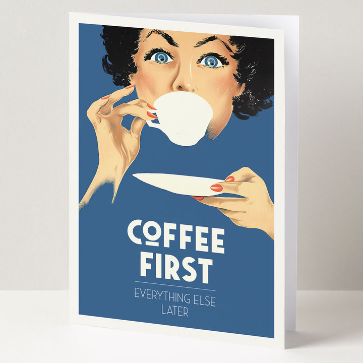 GREETING CARD | COFFEE FIRST