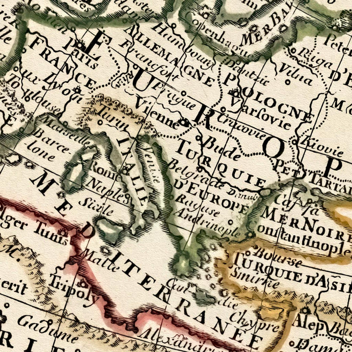 MAP OF THE WORLD 1720 | FRANCE