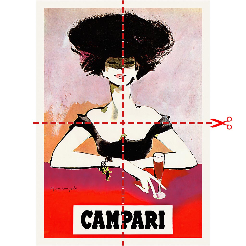 CAMPARI WOMAN PRINT SAMPLE