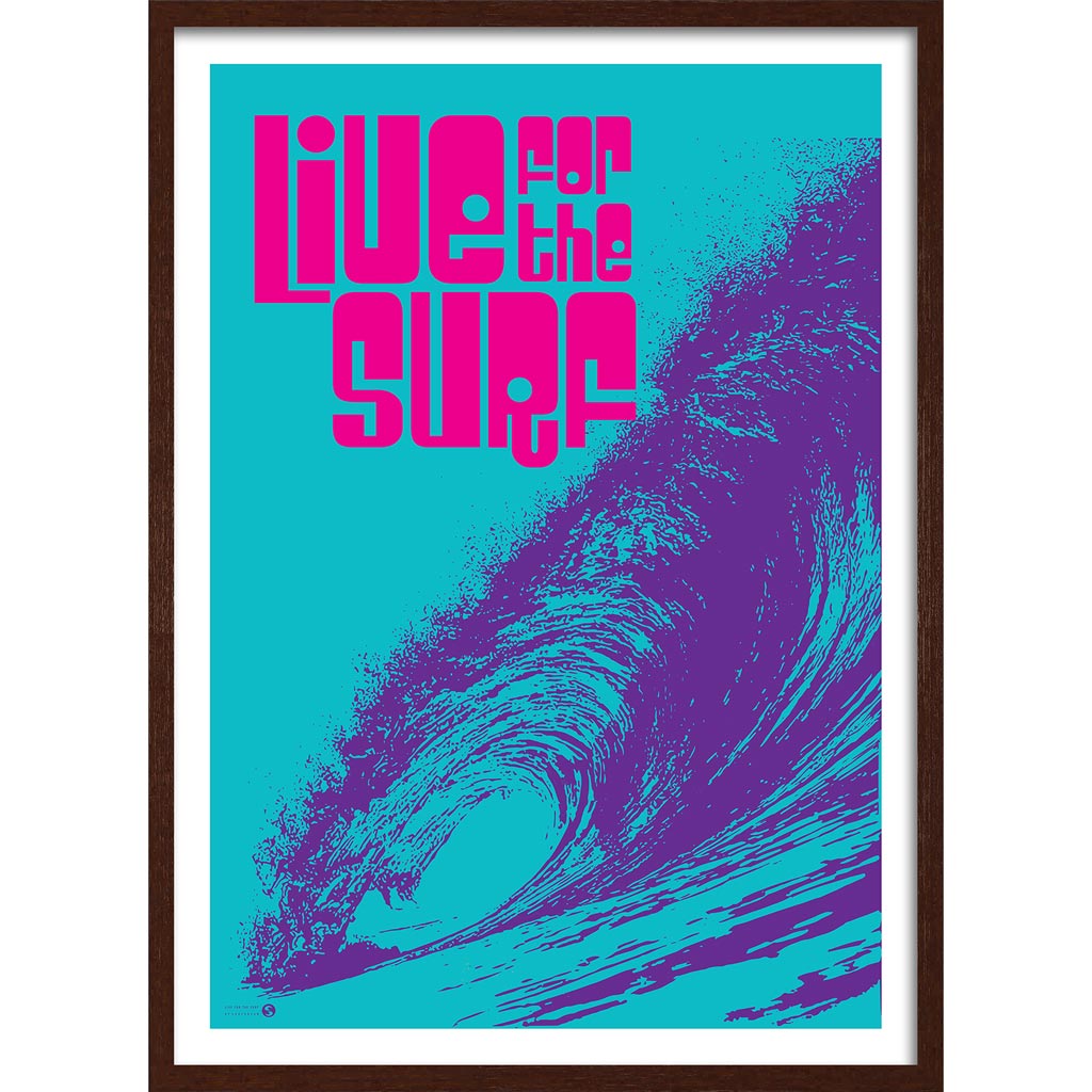 Live For The Surf | Australia Print Art