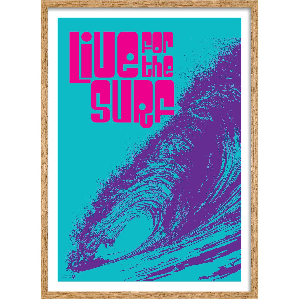 Live For The Surf | Australia Print Art