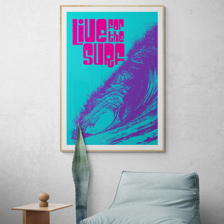 Live For The Surf | Australia Print Art