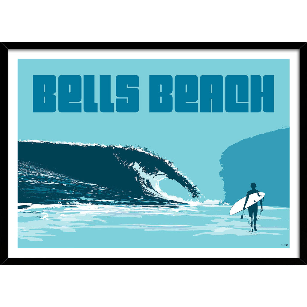 Surf Bells Beach | Australia Print Art