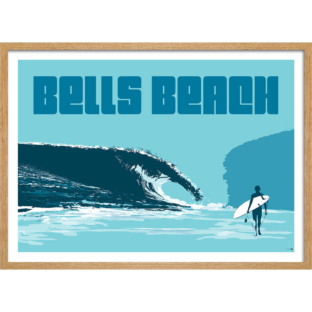 Surf Bells Beach | Australia Print Art