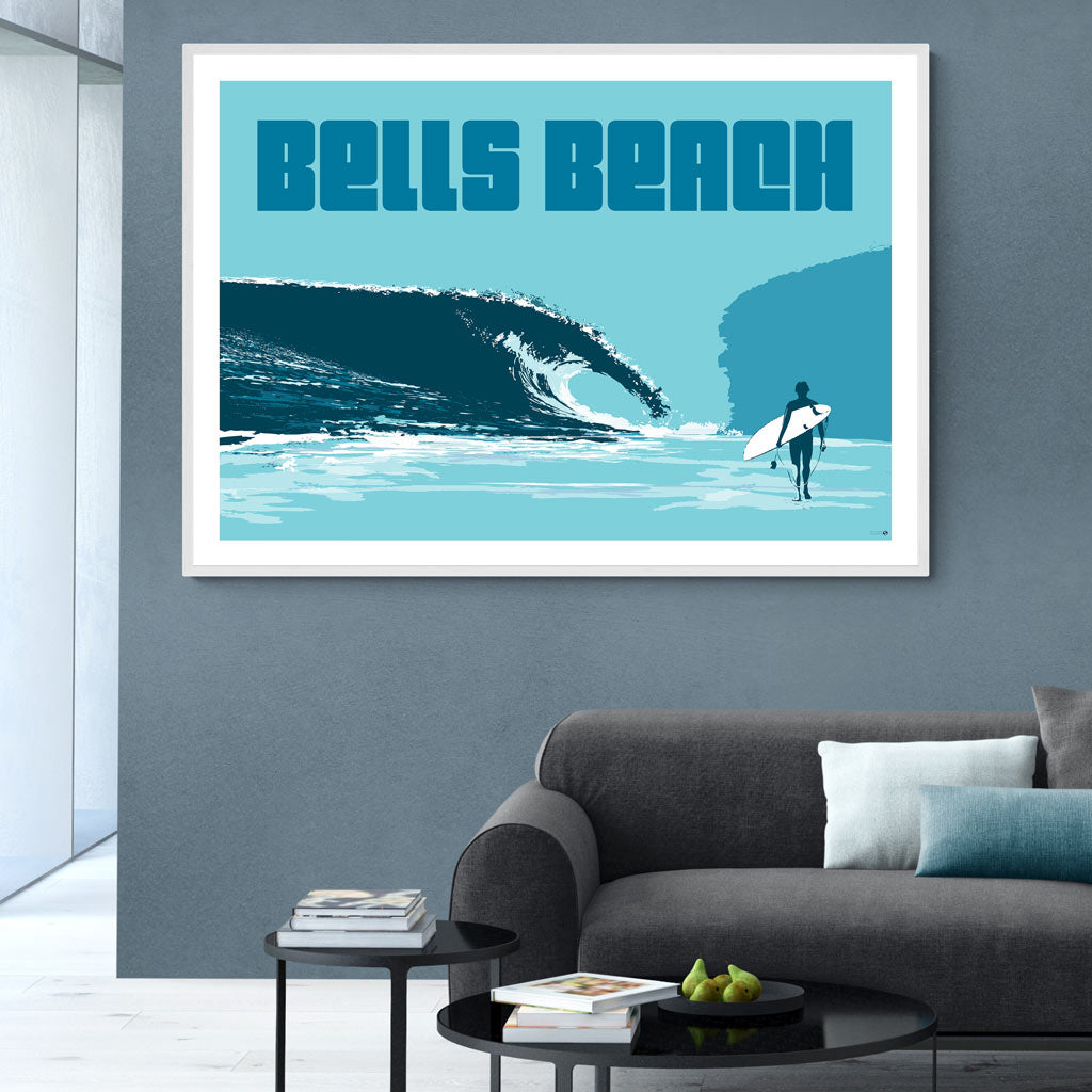 Surf Bells Beach | Australia Print Art