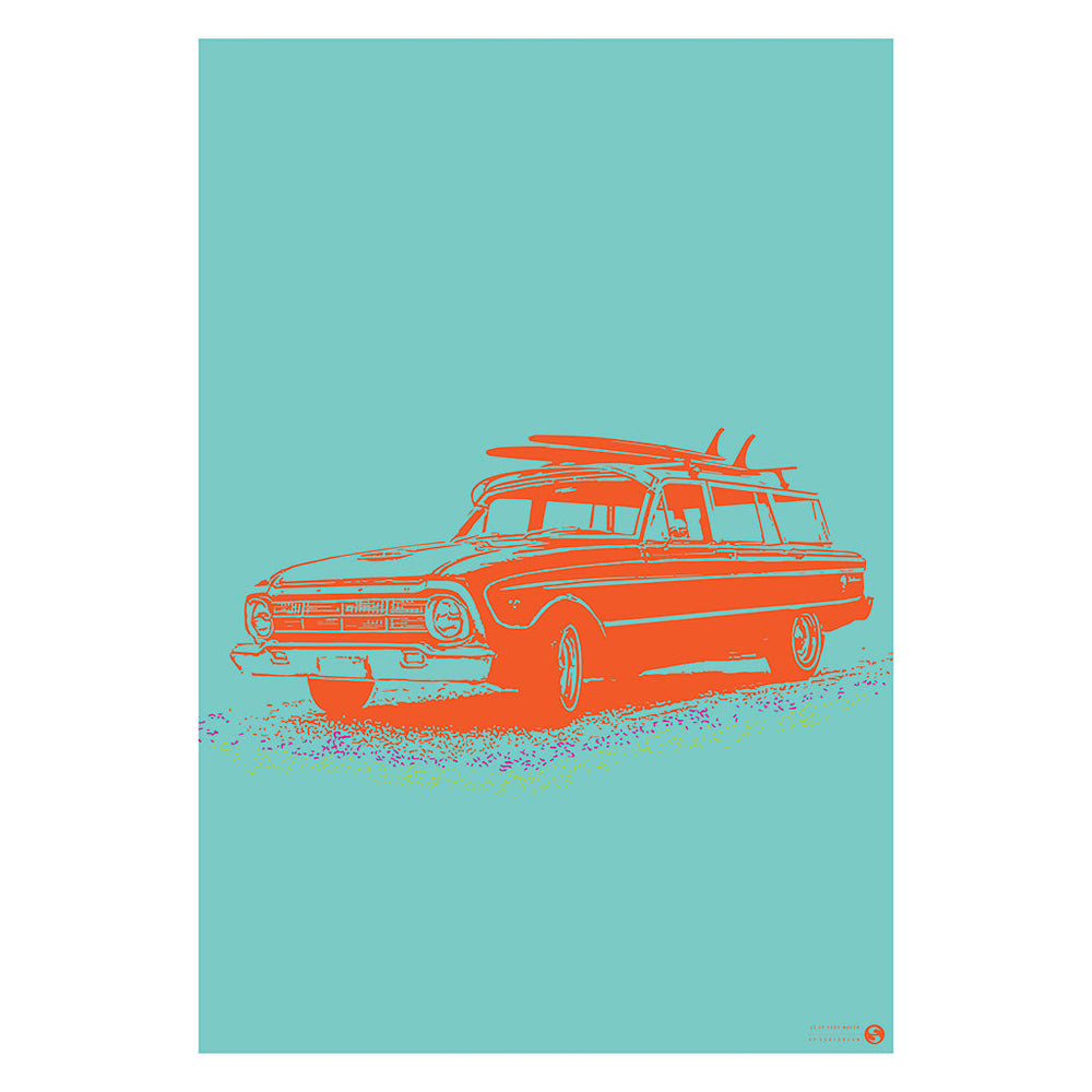 Surf Ford Xp 1963 | Australia Print Art