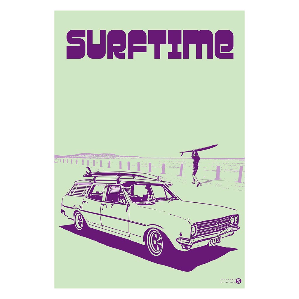 Surf Holden Hq Premier 1974 | Australia Print Art