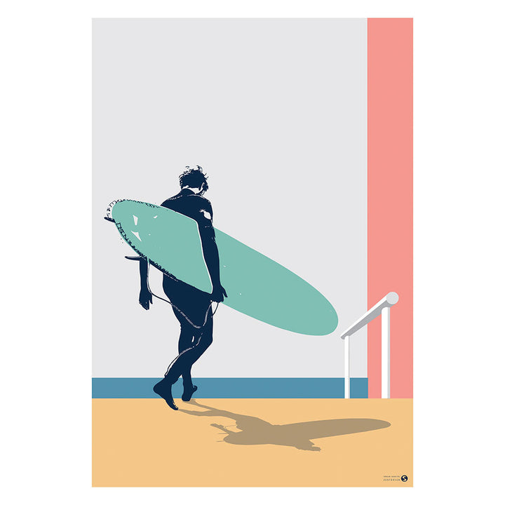 The Urban Surfer | Australia Print Art