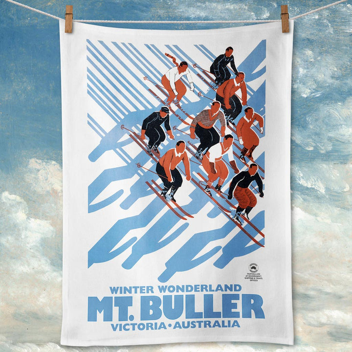 Linen Tea Towel | Mt Buller Linen Tea Towel