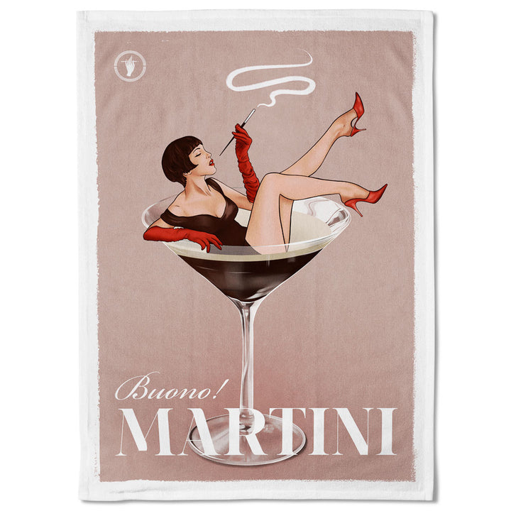 TEA TOWEL | MARTINI