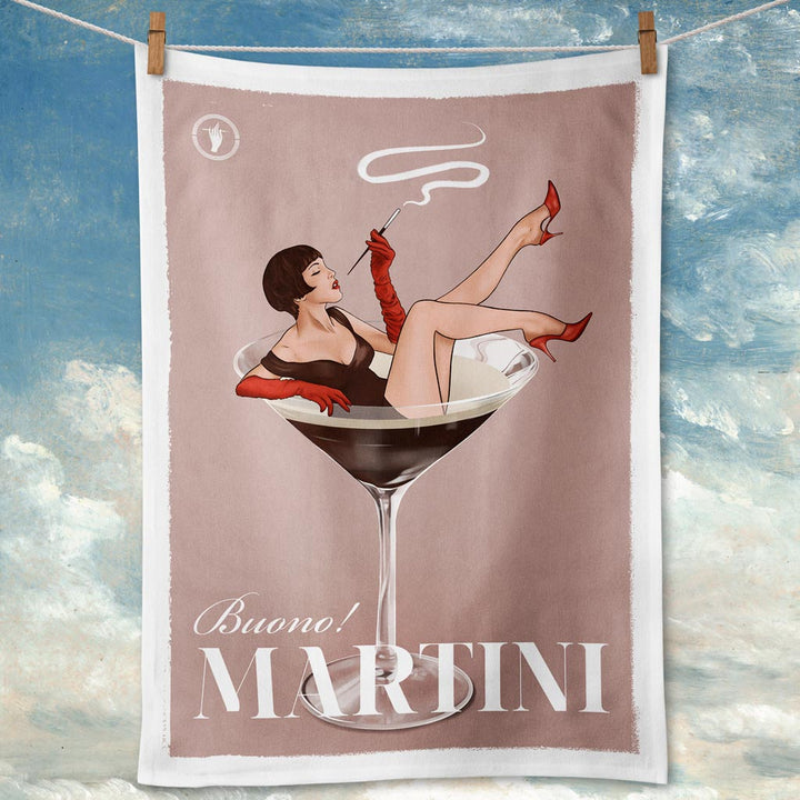 TEA TOWEL | MARTINI