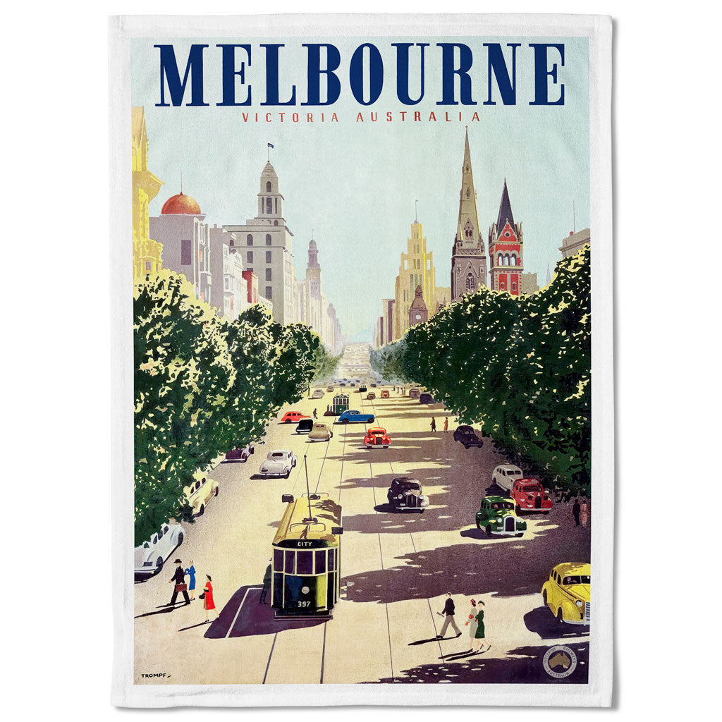TEA TOWEL | MELBOURNE COLLINS ST