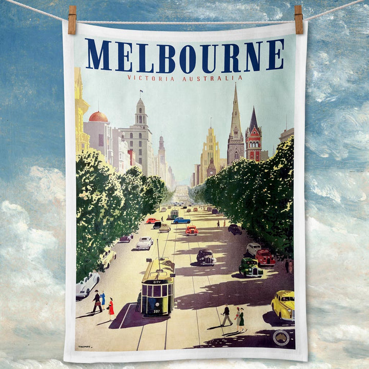 TEA TOWEL | MELBOURNE COLLINS ST
