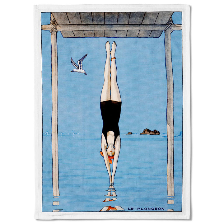 TEA TOWEL | LE PLONGEON