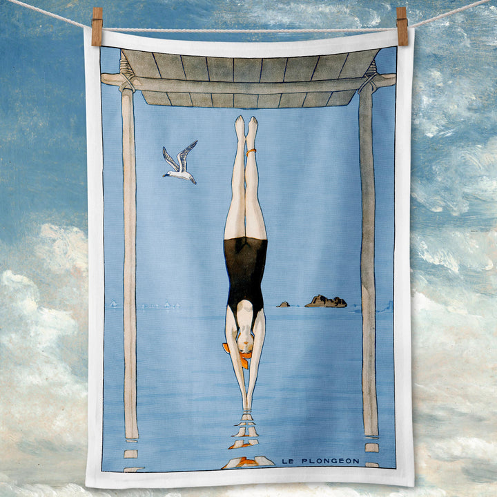 TEA TOWEL | LE PLONGEON