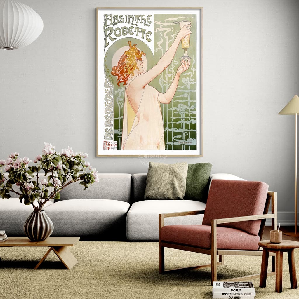 Absinthe Robette | France A3 297 X 420Mm 11.7 16.5 Inches / Unframed Print Art