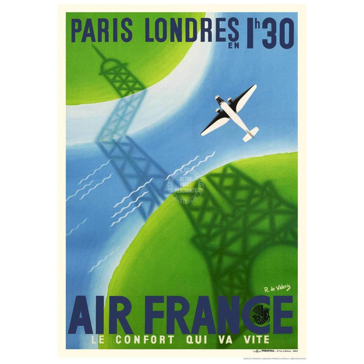 Air France To London | Print Art