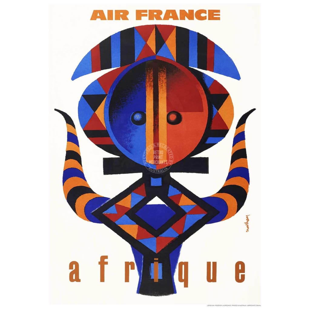 Air France To Africa | Print Art