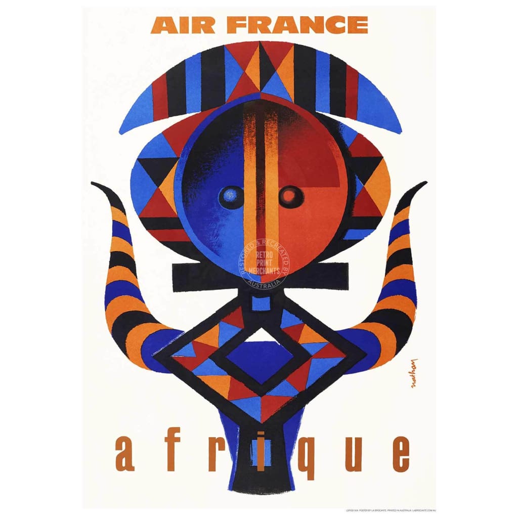 Air France To Africa | Print Art