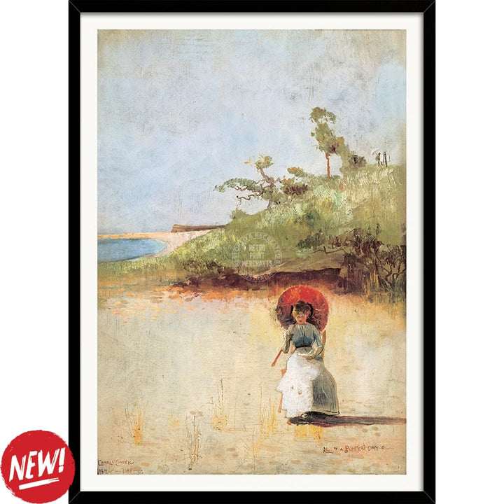 All On A Summer’s Day | Australia A3 297 X 420Mm 11.7 16.5 Inches / Framed Print: Black Timber